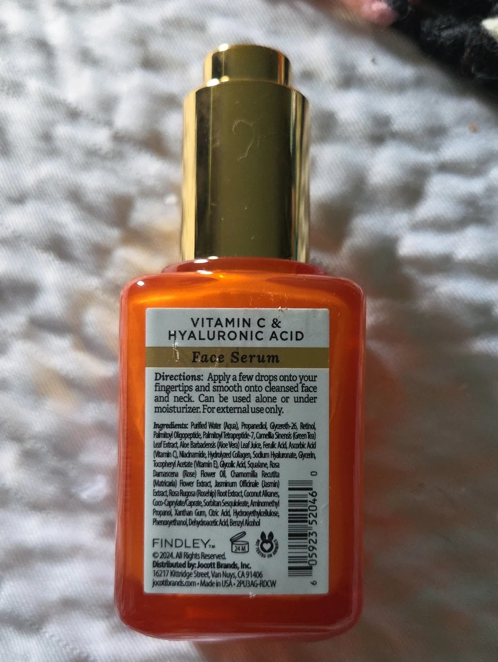 Findley Vitamin C & Hyaluronic Acid All In One Facial Serum. NIB. Unisex.